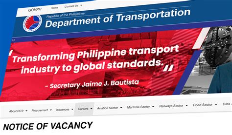 dotr hiring 2024|Department of Transportation .